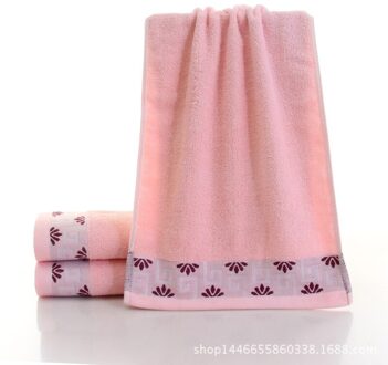 3Pcs 75X34CM Microfiber Sneldrogende Handdoek Beer Cartoon Handdoeken Katoen Zachte Droge Handdoeken Keuken Schone Absorberende Handdoeken kleur roze