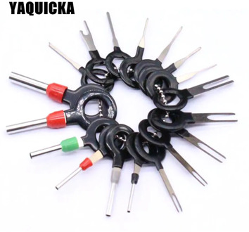 3pcs 8pcs 11pcs 18pcs Car Plug Terminal Extraction Needle Circuit Board Wire Harness Pick Connector Crimp Pin Back Remove Tool