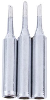 3Pcs 900M-T-2C 60W 2Mm Breedte Bevel Solderen Soldeerbout Tip 43X6Mm