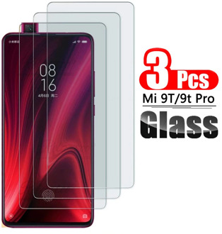 3pcs 9H Tempered Glass on the For Xiaomi Mi 9T 9 t Pro Screen Protector kisomi xiaom mi9t 9tpro full glas protective safety Film