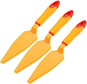 3Pcs Abs Cake Schop Pizza Cutter Plastic Cake Schop Getande Cake Schop
