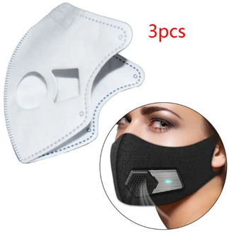 3pcs Activated Carbon Filter for Smart Electric Anti Dust Face Protector Shield