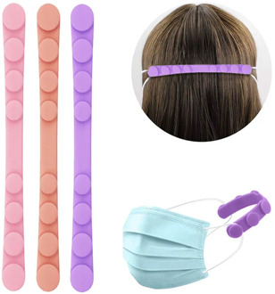 3PCS Adjustable Anti-Slip Mask Ear Grips Extension Face Mask Extended Fixed Comfortable DIY Accessories Hook Adjusting Headband