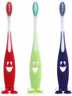 3Pcs Baby Zachte Tandenborstel Lachende Tand Cleaner Training Dental Care Set