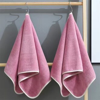 3Pcs Badkamer Handdoek T Microfiber Comfortabele Gezicht Doek Zacht Gezicht Handdoek Absorberende Strand Handdoek Fitness Handdoek roze