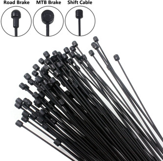 3PCS Bicycle Shift Cables Mountain Road Bike Shift/Brake Inner Cable Derailleur Front Rear Cables Coated Shifting Bike Cable