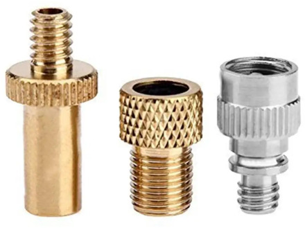 3pcs Bike Bicycle French to American Valve Adapters Presta Valve Extension Pump Tools For Mountain Road Bike Valve Adaptor