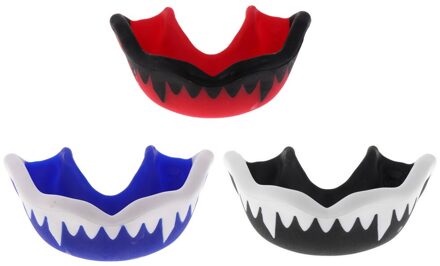 3Pcs Boksen Mouth Guard Mondstuk Tanden Protector Voor Sport Voetbal Rugby