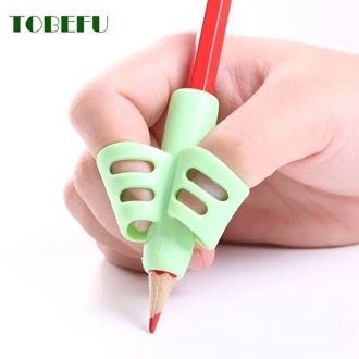 3pcs Children Writing Skill Pencil Pan Holder Kid Learning Practise Silicone Pen Aid Grip Posture Correction Device for Students