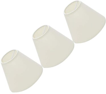 3pcs Cloth Bubble Type Lamp Shade Simple Lampshade Ceiling Lamp Cover Light Accessory for Home (Black)