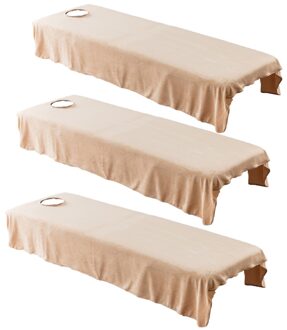 3Pcs Comfort Spa Massage Tafel Lakens Cosmetische Salon Hotel Gezicht Bed Cover