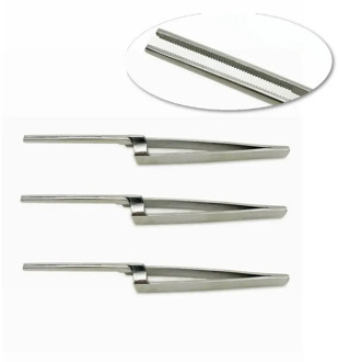 3pcs Dental Miller Articulating Paper Tweezers Forceps Straight 15cm