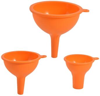 3Pcs Duurzaam Keuken Trechter Nuttig Siliconen Trechter Liquid Transfer Tool