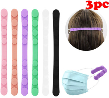 3PCS Face Mask Extended Fixed Comfortable DIY Accessories Adjustable Anti-Slip Mask Ear Grips Extension Hook Adjusting Headband
