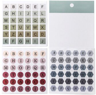 3pcs Feature Cirkel Index sticker Kalender Opmerkingen week plan datum sticker Decoratief papier sticker schoolbenodigdheden DIY Ambachten brief