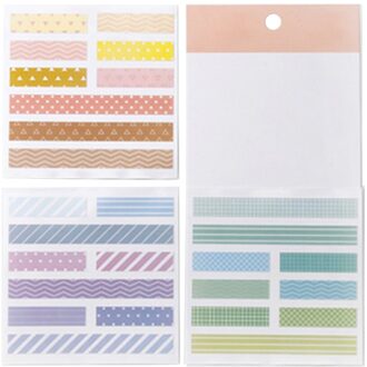 3pcs Feature Cirkel Index sticker Kalender Opmerkingen week plan datum sticker Decoratief papier sticker schoolbenodigdheden DIY Ambachten streep