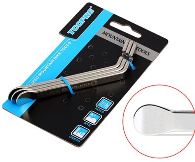 3Pcs Fietsen Bandenlichter Wrikken Tool Mountain Fiets Type Metalen Koevoet Rvs Bike Wheel Remover Reparatie gereedschap Jc Grijs