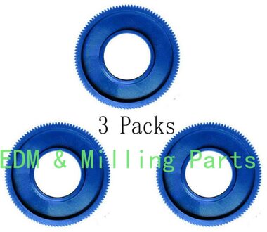 3Pcs Freesmachine AL-300 Power Feed Nylon Gear Align Cnc Verticale Mill Tool YP-K01 Voor Bridgeport Mill Deel