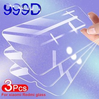 3Pcs Full Cover Glass For Xiaomi Redmi Note 8 7 9 Pro Max Screen Protector Film For Redmi Note 9s 5 Pro 5A 8T Tempered Glass