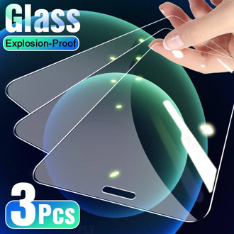 3Pcs Full Cover Glass on For iPhone 11 12 Pro Max X XS Max XR Screen Protector For iPhone 7 8 6 6s Plus 5 SE 2020 Tempered Glass