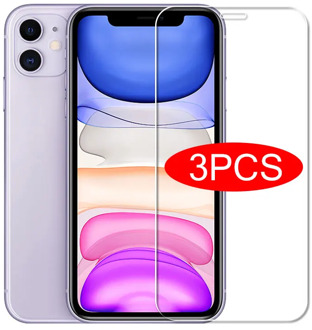 3PCS Full Cover Protective Glass For iPhone 11 Pro XS Max X XR Tempered Screen Protector For iPhone 7 8 6 6s Plus SE 2020 Glass