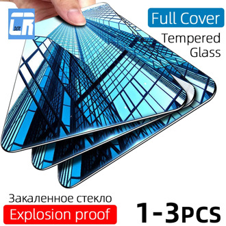 3Pcs Full Cover Tempered Glass for OPPO Reno 3 2 Z Ace 10 x zoom Screen Protector for Realme X Lite X2 X50 Pro Protective Glass