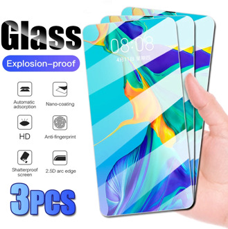 3PCS Full Cover Tempered Glass On the For Huawei P30 P40 Lite P20 Pro Screen Protector For Huawei Mate 20 30 lite Glass Film