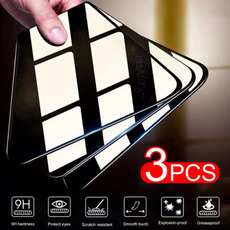 3PCS Full Protective Tempered Glass On For Samsung A70 A50 A30 A40 A20 A10 A40 A60 A20s A30s A50s Screen Protector Protection