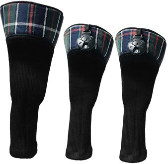 3Pcs Golf Club Headcovers Genummerd 1, 3, 5,7, X Utility,Fairway Clubs, 460cc Fairway Wood Driver Hybrid Headcover Protectors
