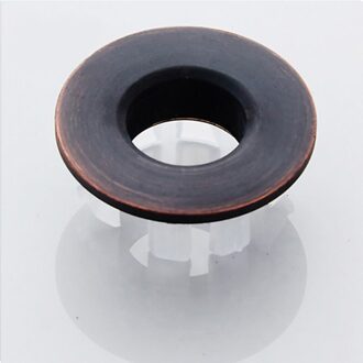 3pcs Greenspring Wasbak Trim Overloop Cover Messing Insert in Gat Ronde Caps Geborsteld Nikkel stijl 3