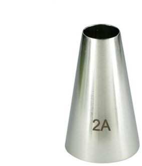 3Pcs Grote Maat Ronde Metalen Cake Decoratie Tip Rvs Piping Icing Nozzle Gebak Tool Bakken Tools # 1A # 2A # 3A