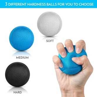 3pcs Hand Trainer Balls Finger Trainer Ball for Stress Relief Strength Training