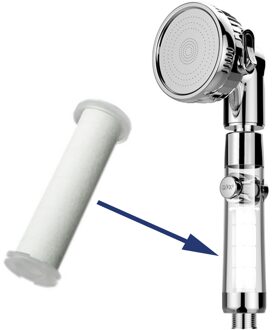 3Pcs Handheld Douchekop Pp Katoen Filter Waterzuivering Systeem Vervanging Voor Thuis Badkamer Accessoires
