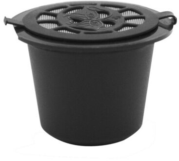 3pcs herbruikbare hervulbare nespresso Koffie zoete filter Capsule Met Lepel en borstel geen Dolce Gusto gereedschap Accessoires Nestle Cafe zwart