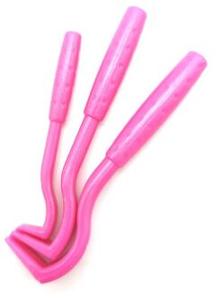 3Pcs Huisdier Vlo Remover Tool Plastic Krassen Haak Remover Kat Hond Verzorgen Benodigdheden Tick Removal Tool Pincet kam roos rood