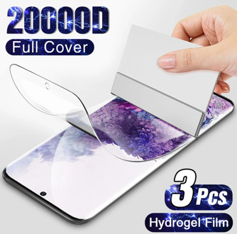 3Pcs Hydrogel Film On The Screen Protector For Samsung Galaxy S8 S9 S10 S20 Plus S7 S6 Screen Protector For Samsung Note 8 9 10