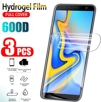3pcs Hydrogel film screen protector For Samsung Galaxy J6 Plus J6 Prime soft protect film For Samsung J4 plus J4 Prime J4 Core