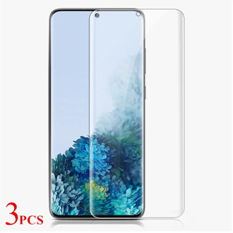 3Pcs Hydrogel Film Screen Protector For Samsung Galaxy S20 Plus Ultra S8 S9 S10 E Screen Protector Note 8 9 10 A31 A51 A71 Film