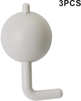 3Pcs Kind Anti-Knijpen Veiligheidsslot Punch-Gratis Baby Beschermende Ladeblokkering Huishouden wit