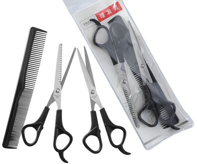 3Pcs Kinderen Kapsel Baby Kapper Schaar Set Kappers Schaar Dunner Schaar Platte Schaar Huisdier Kappers Set