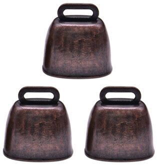 3Pcs Koe Paard Schapen Grazen Bell Anti Verloren Koper Bells Luid Scherpe Verspreid Diy H056 1