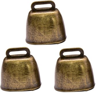 3Pcs Koe Paard Schapen Grazen Bell Anti Verloren Koper Bells Luid Scherpe Verspreid Diy H056 2