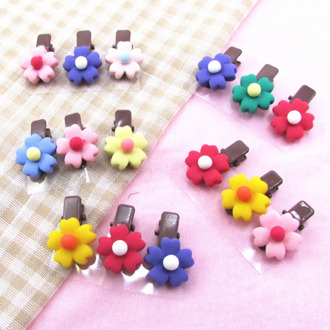 3Pcs/Lot Cute Flower Cartoon Baby Girls Hairband Hairpin Hair Clip Clip Little Babies Girls Gifts Kids Toddler Hair Accessories