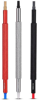 3pcs/lot Watch Hand Pressers Pusher Fitting Set Kit Red & Black & Silver Stainless Steel Wristwatch Repair Tool for Watchmakers