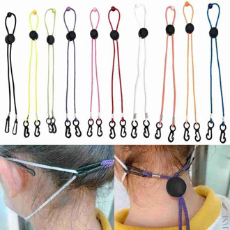 3pcs Mask Lanyard Adjustable Handy Convenient Holder Rope Anti-lost Anti-drop Mask Hanging Neck Rop Mask Lanyard
