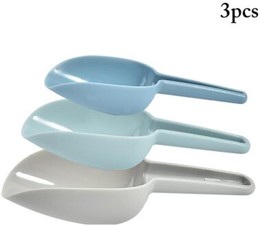 3Pcs Multicolor Voedsel Scoop Plastic Keuken Scoop Set Ice Scoop Meel Suiker Soep Voedsel Scoop Universal Keuken Benodigdheden