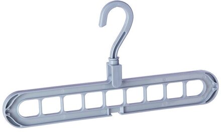 3Pcs Multifunctionele Draaibare Plastic Negen-Gat Drogen Droogrek Sjaal Babykleertjes Opvouwbare Ruimtebesparend Home Storage blauw