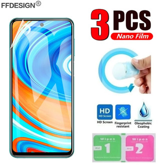 3pcs Nano Protective Film for Redmi Note 9 8 Pro 9S 8T Redmi 9 9A 9C 8 8A (Not Tempered Glass) Screen Protector Film Foil