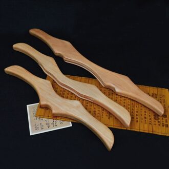 3Pcs Natuurlijke Beuken Massief Hout Schrapen Stok Body Gua Sha Massage Spa Therapie Tool Reflexologie Guasha Ontspanning Rolling Bars