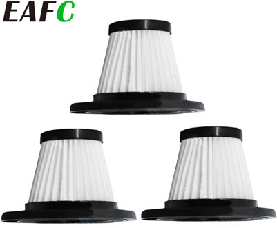 3Pcs Originele Stofzuiger Accessoires Hepa Filter Voor 6053 6650 ST-8000 Vervanging Filter Handheld Draadloze Stofzuiger zwart